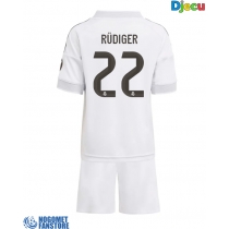 Real Madrid Antonio Rudiger #22 Domaci Dres za djecu 2025-26 Kratak Rukav (+ Kratke hlače)